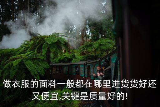 做衣服的面料一般都在哪里進貨貨好還又便宜,關(guān)鍵是質(zhì)量好的!