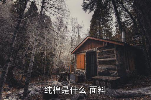 純棉是什么 面料