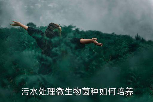  污水處理微生物菌種如何培養(yǎng)