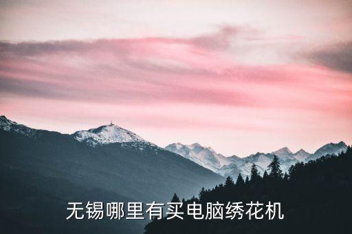 無(wú)錫哪里有買電腦繡花機(jī)