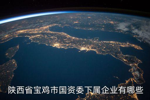  陜西省寶雞市國資委下屬企業(yè)有哪些