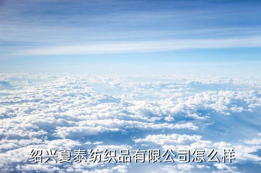  紹興夏泰紡織品有限公司怎么樣