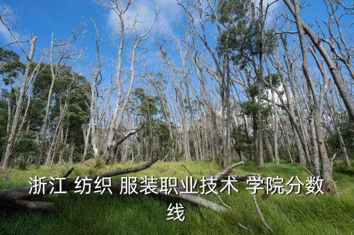 浙江 紡織 服裝職業(yè)技術(shù) 學(xué)院分?jǐn)?shù)線