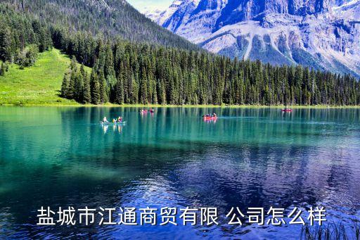 鹽城市江通商貿(mào)有限 公司怎么樣