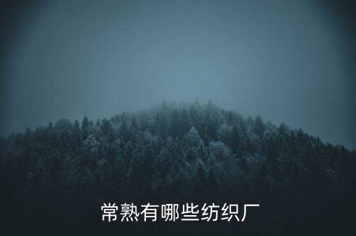 常熟梅李常熟棉紡有限公司