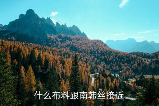 什么布料跟南韓絲接近