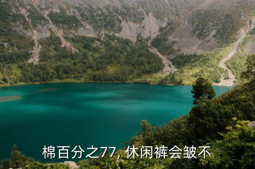 棉百分之77, 休閑褲會(huì)皺不