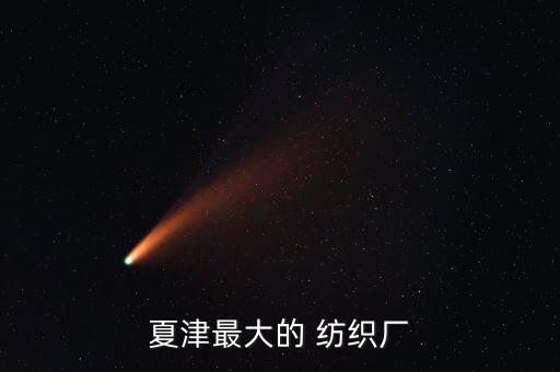 夏津最大的 紡織廠