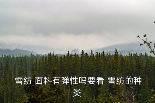  雪紡 面料有彈性嗎要看 雪紡的種類