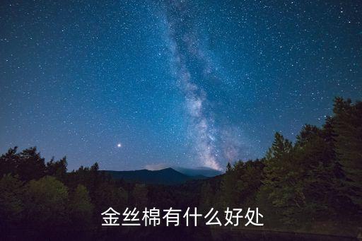  金絲棉有什么好處