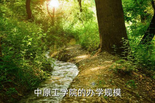 中原工學(xué)院的辦學(xué)規(guī)模