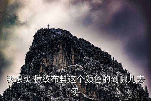 我想買 橫紋布料這個(gè)顏色的到哪兒去買