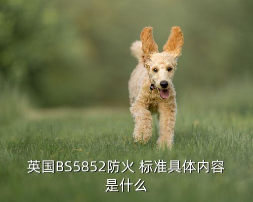 英國BS5852防火 標準具體內(nèi)容是什么