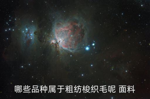 哪些品種屬于粗紡梭織毛呢 面料