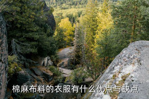  棉麻布料的衣服有什么優(yōu)點(diǎn)與缺點(diǎn)