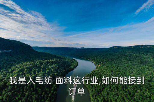 我是入毛紡 面料這行業(yè),如何能接到訂單