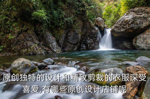 原創(chuàng)獨特的設計和精致剪裁的衣服深受喜愛,有哪些原創(chuàng)設計店鋪呢