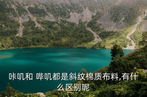 咔嘰和 嗶嘰都是斜紋棉質(zhì)布料,有什么區(qū)別呢
