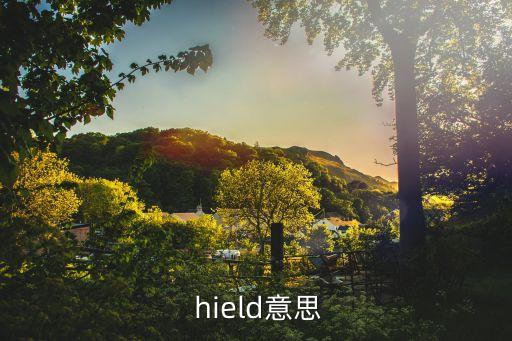  hield意思