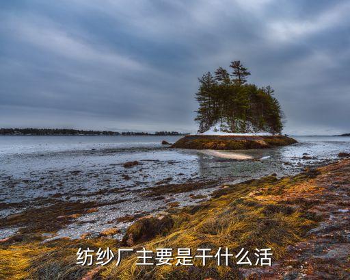 紡紗廠(chǎng)主要是干什么活