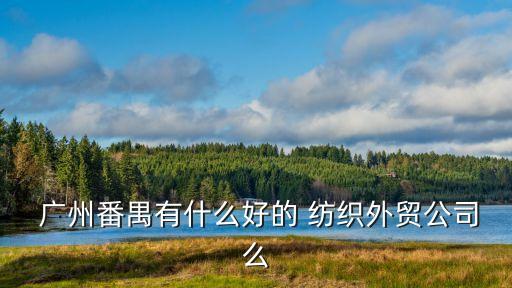  廣州番禺有什么好的 紡織外貿(mào)公司么