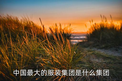 中國最大的服裝集團是什么集團