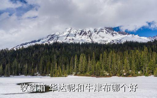 收納箱 華達(dá)呢和牛津布哪個(gè)好