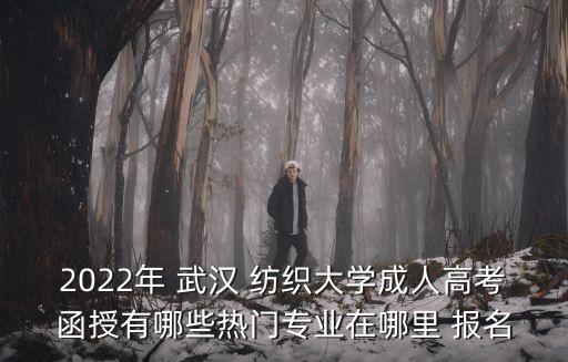 2022年 武漢 紡織大學(xué)成人高考函授有哪些熱門(mén)專業(yè)在哪里 報(bào)名