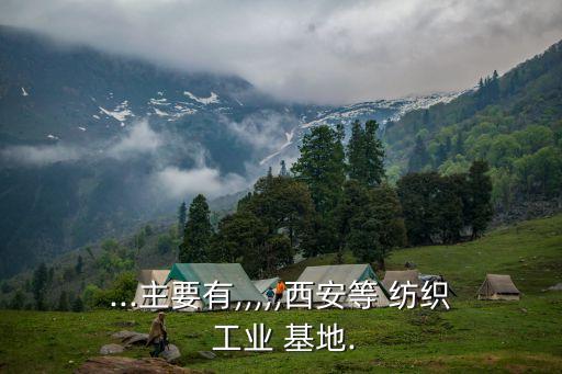 紡織工業(yè)基地,中國(guó)六大紡織工業(yè)基地
