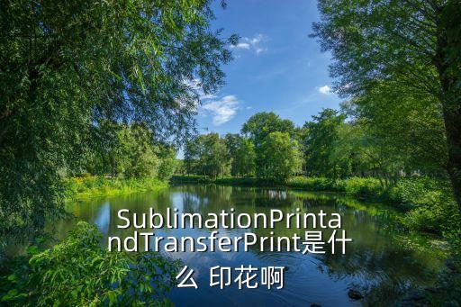 SublimationPrintandTransferPrint是什么 印花啊
