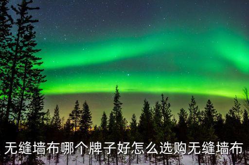 無縫墻布哪個牌子好怎么選購無縫墻布