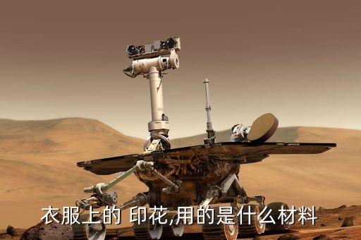 衣服上的 印花,用的是什么材料