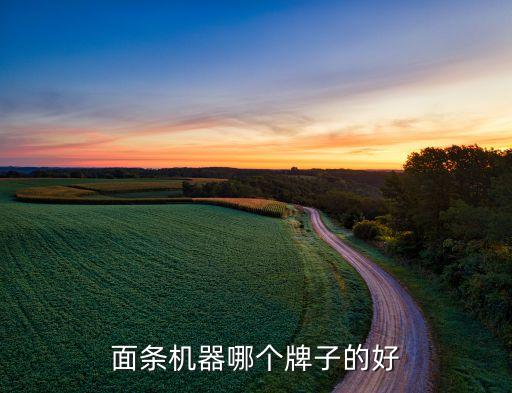面條機(jī)器哪個(gè)牌子的好
