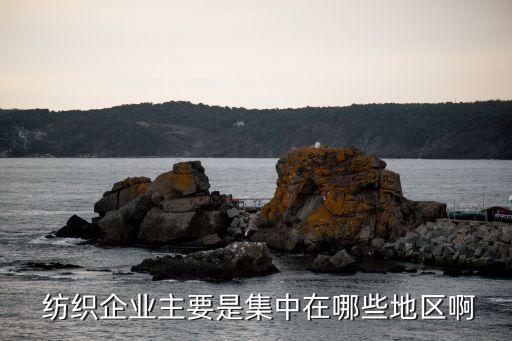  紡織企業(yè)主要是集中在哪些地區(qū)啊