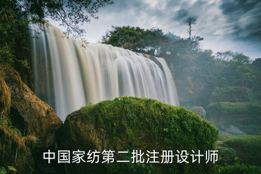 中國(guó)家紡第二批注冊(cè)設(shè)計(jì)師