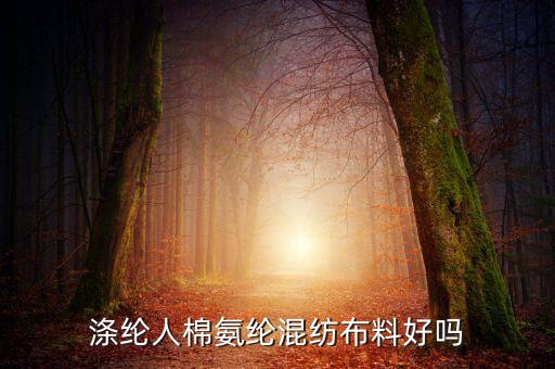 滌綸人棉氨綸混紡布料好嗎