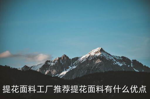 提花面料工廠推薦提花面料有什么優(yōu)點(diǎn)