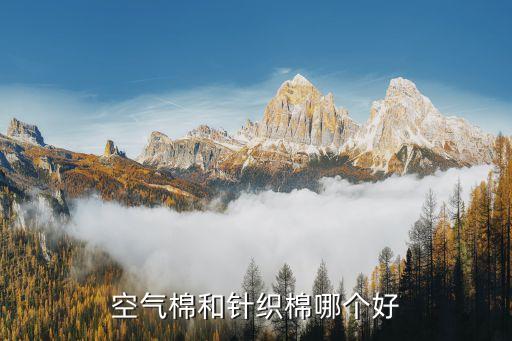 空氣棉和針織棉哪個(gè)好
