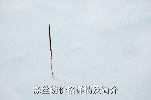 滌絲紡價格詳情及簡介