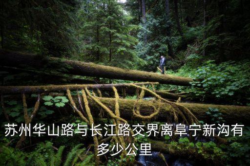 蘇州華山路與長江路交界離阜寧新溝有多少公里