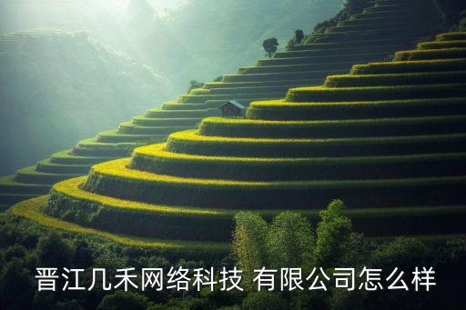  晉江幾禾網(wǎng)絡(luò)科技 有限公司怎么樣