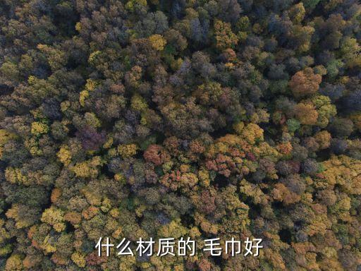 什么材質的 毛巾好