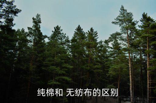 純棉和 無紡布的區(qū)別