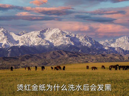 燙紅金紙為什么洗水后會發(fā)黑