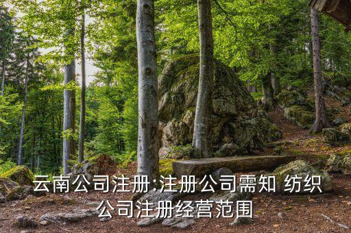  云南公司注冊:注冊公司需知 紡織公司注冊經(jīng)營范圍