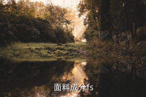  面料成分fs