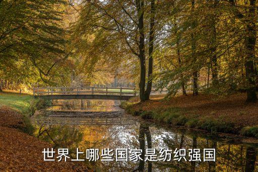 世界上哪些國家是紡織強(qiáng)國