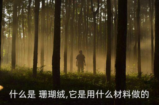 什么是 珊瑚絨,它是用什么材料做的