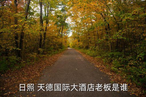 日照 天德國際大酒店老板是誰