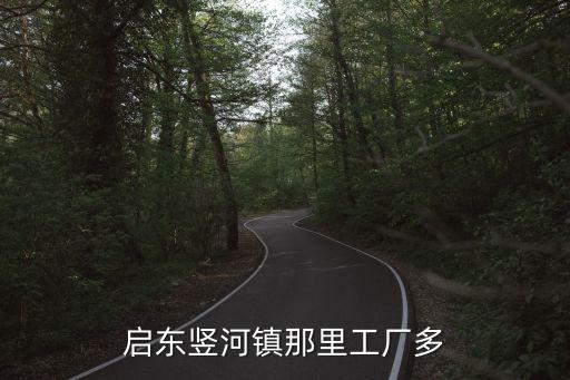 啟東豎河鎮(zhèn)那里工廠多